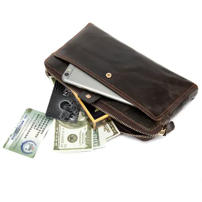 Men's Handheld Leather Bag